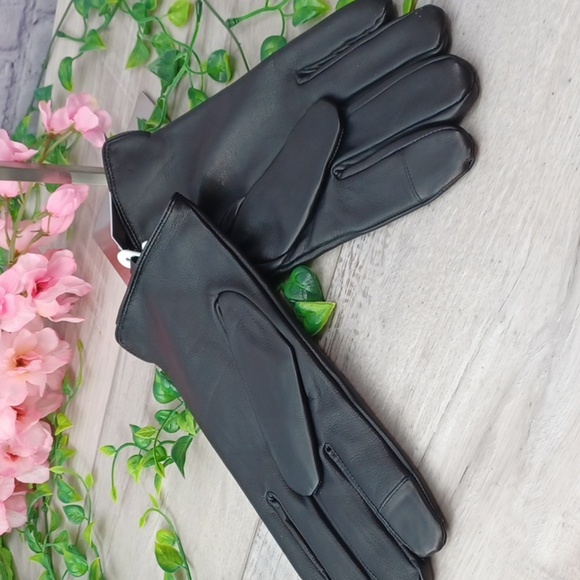 Michael Kors Leather Gloves Large NWT - Picture 3 of 10